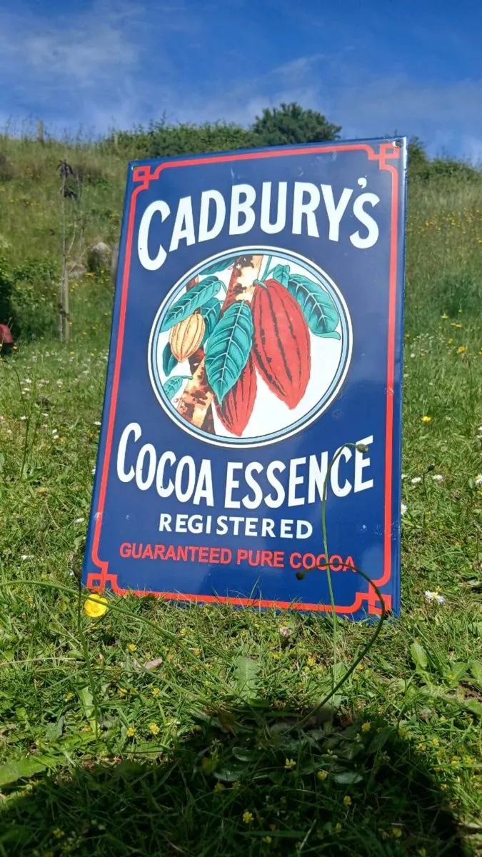 Cadbury Cocoa Enamel Sign - Image 2