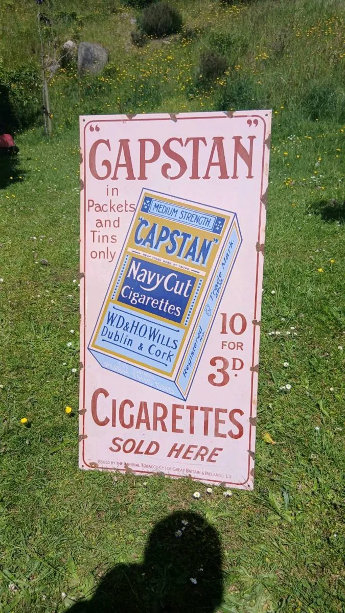 Capstan Enamel Sign - Image 1