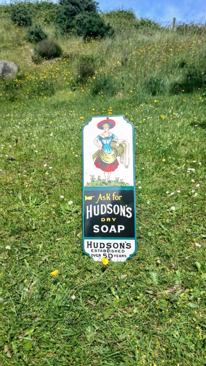 Hudson Enamel Sign - Image 2
