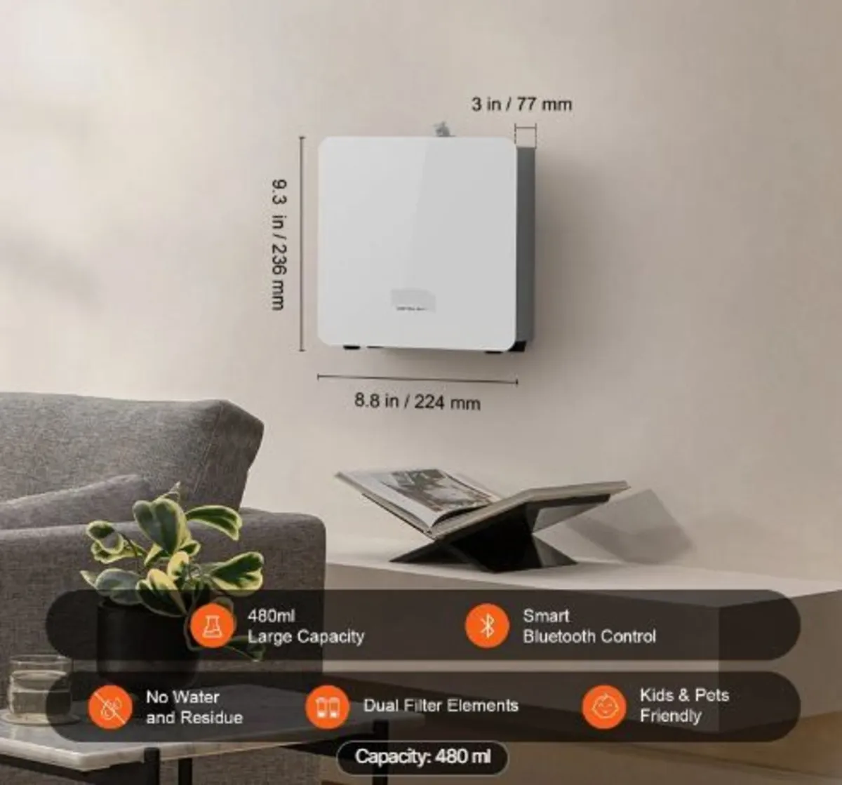Upgrade HVAC Scent Diffuser, Smart Scent Air Machi - Image 2