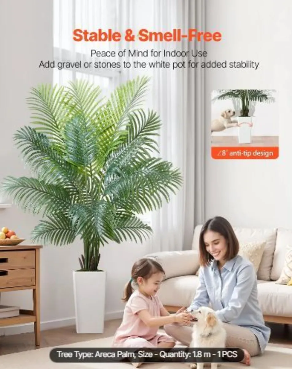 Artificial Areca Palm Tree 1829 mm - Image 2