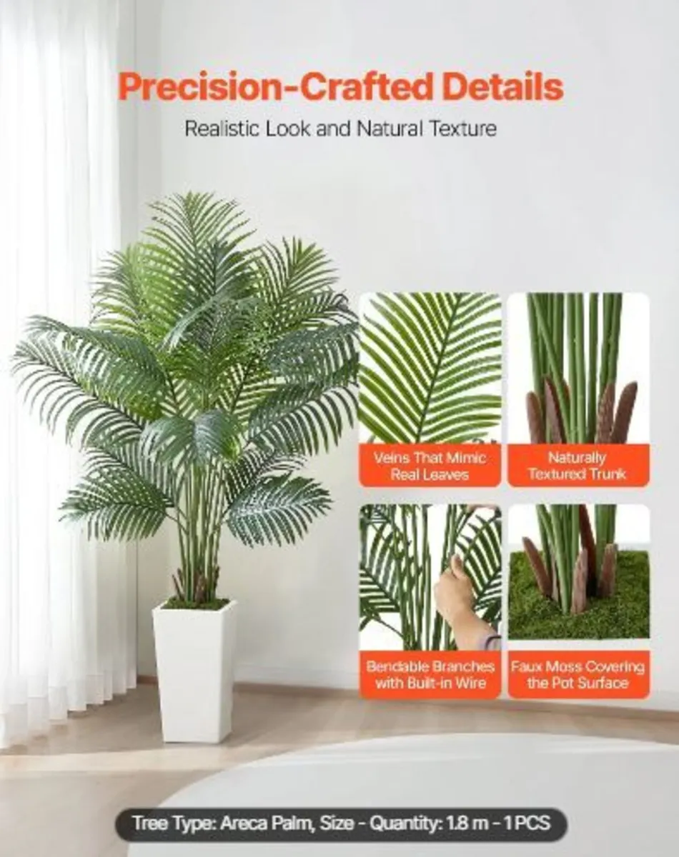 Artificial Areca Palm Tree 1829 mm - Image 3