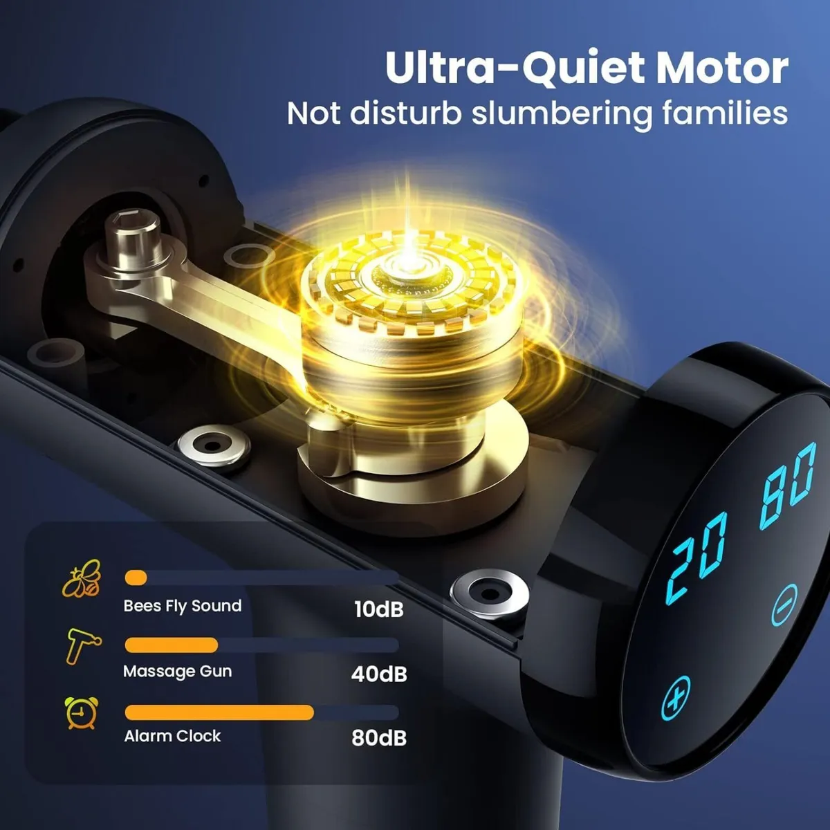 Portable Massage Gun with 8 Massage Heads - Image 3