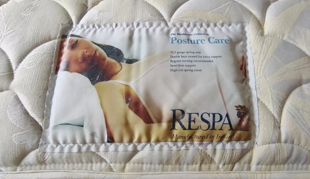 Respa Posture Care Super King Mattress & Split Divan Base (6ft) - Image 2