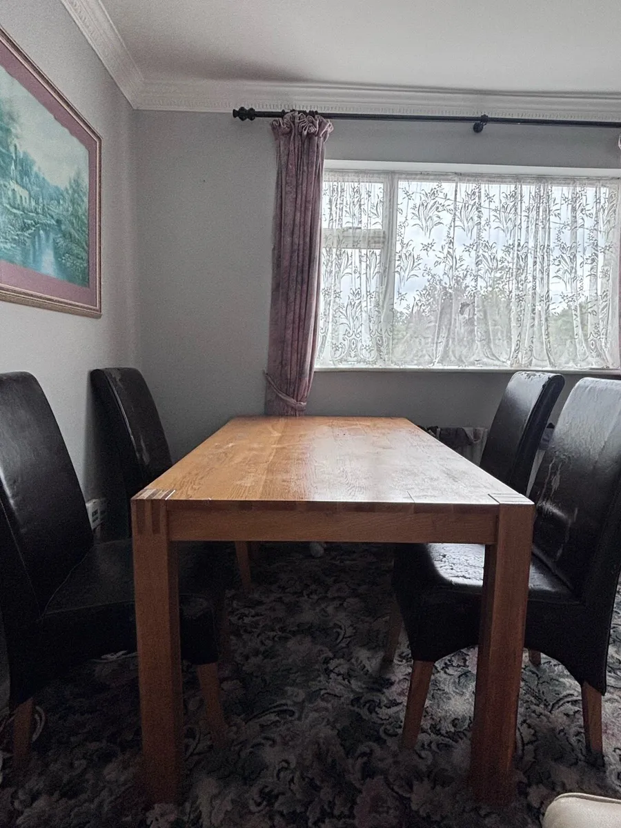 Dining Table & 6 Chairs - Image 1
