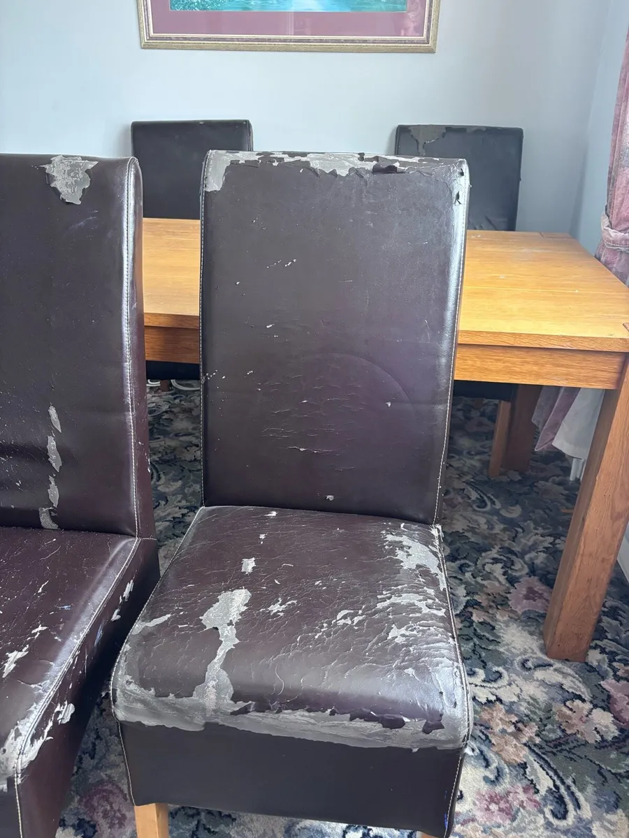 Dining Table & 6 Chairs - Image 4