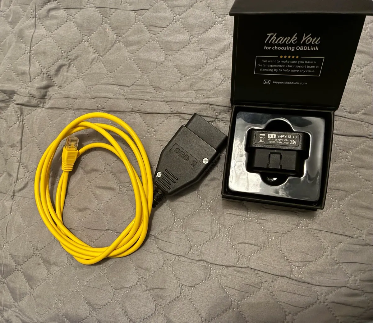 OBDLink CX Scanner + BMW ENET Cable
