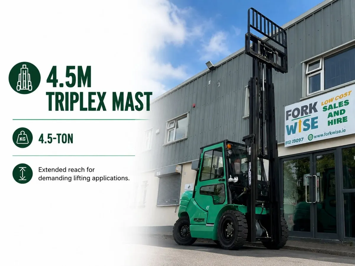 ATLANTIS 4.5 Ton Diesel Forklift | Yanmar Engine | - Image 3