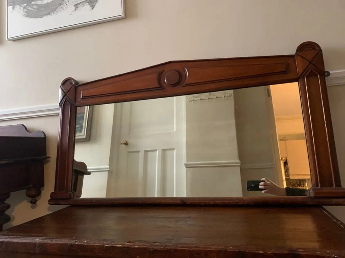 Antique big mirror - Image 2