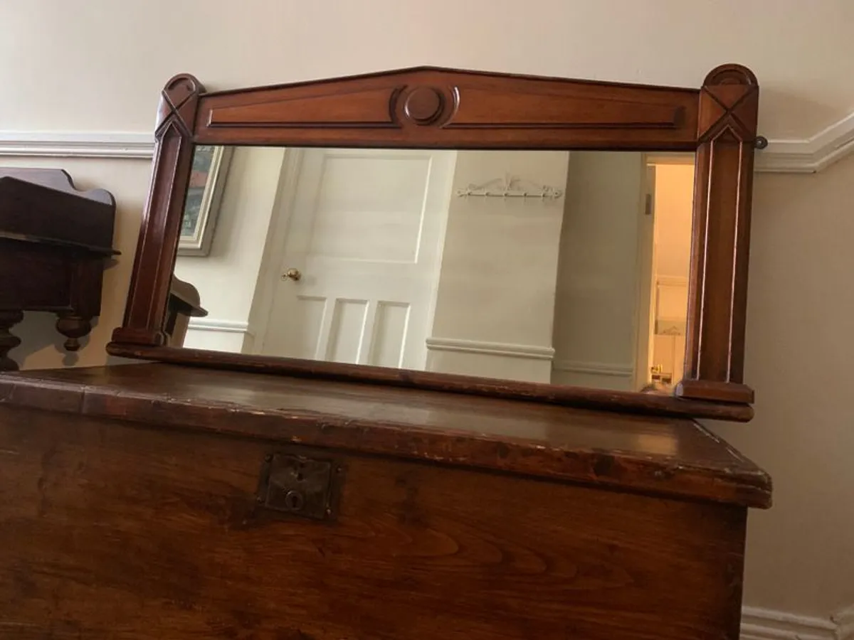 Antique big mirror - Image 4