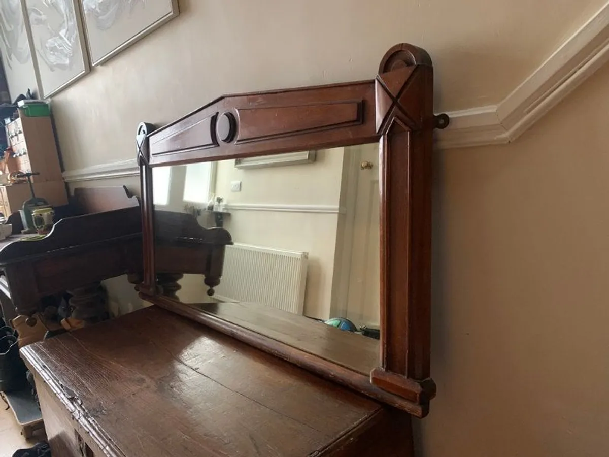 Antique big mirror - Image 1