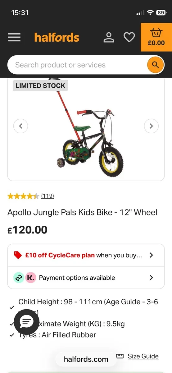 Apollo kids bike 12” - Image 4