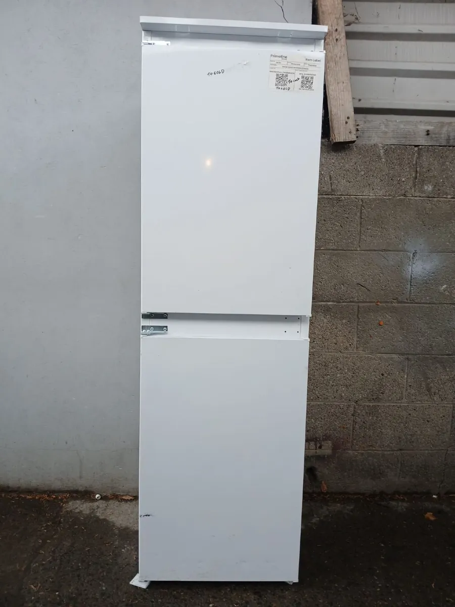 50/50 EX DISPLAY INTEGRETED FRIDGE AND FREEZER - Image 1