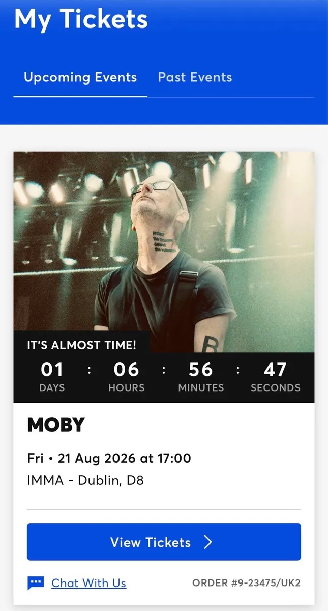 Moby ticket
