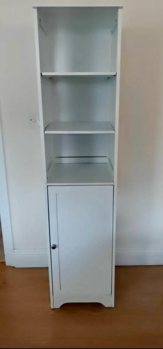 White bathroom cabinet - Image 1