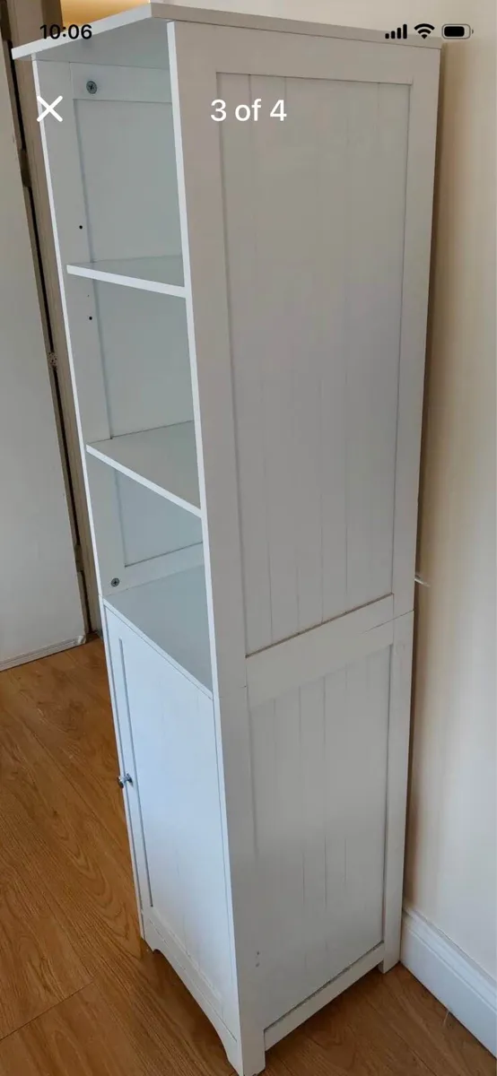 White bathroom cabinet - Image 2