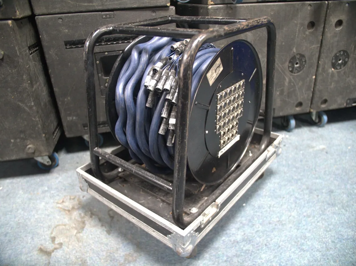 XLR Loom Multicore 30m in stagebox [24in/ 8out] - Image 1