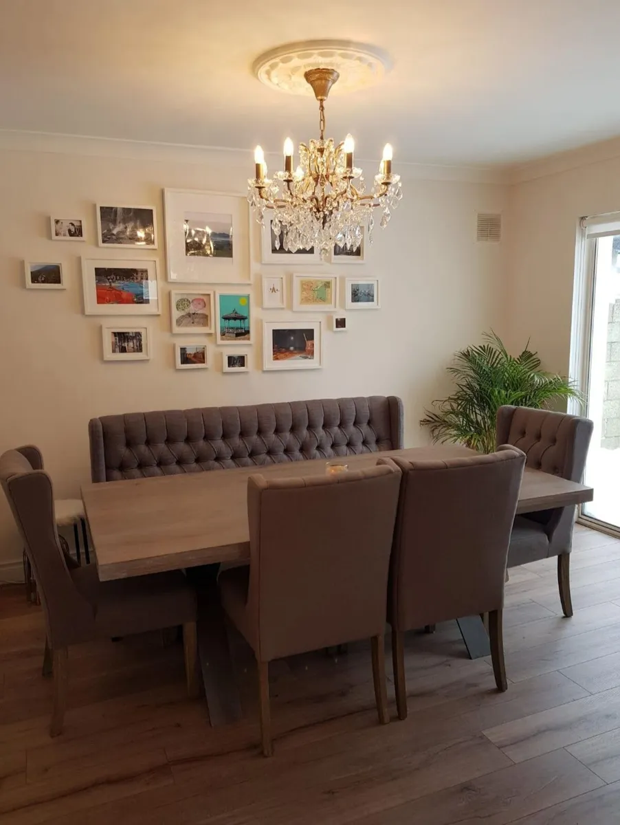 Dining chairs and dining bench Shanley interiors - Image 3