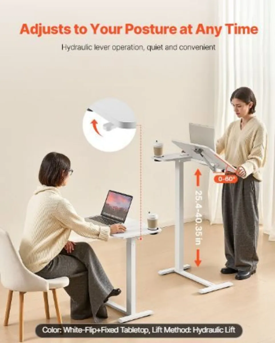 Overbed Table, Mobile Bed Side Table - Image 3