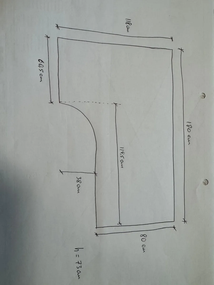 Beech Radial Desk - Image 2