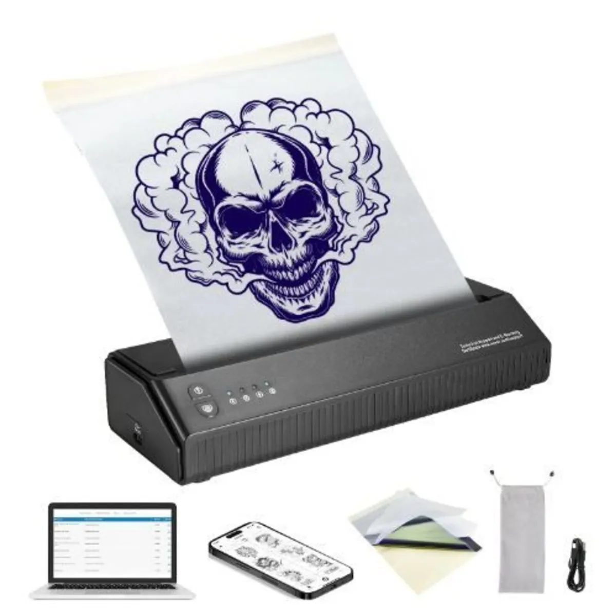 Tattoo Transfer Stencil Printer, Wireless Bluetoot - Image 3