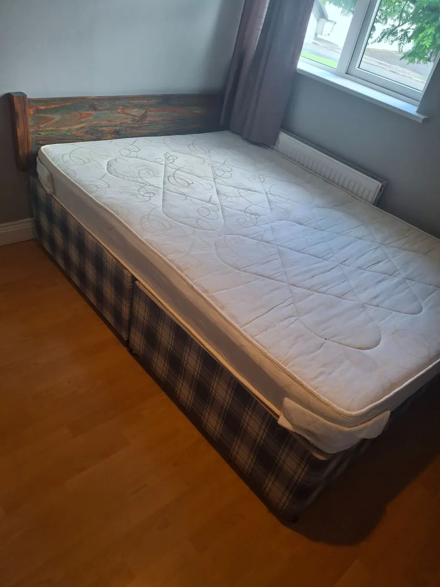 Free Double bed  and mattress - Image 2