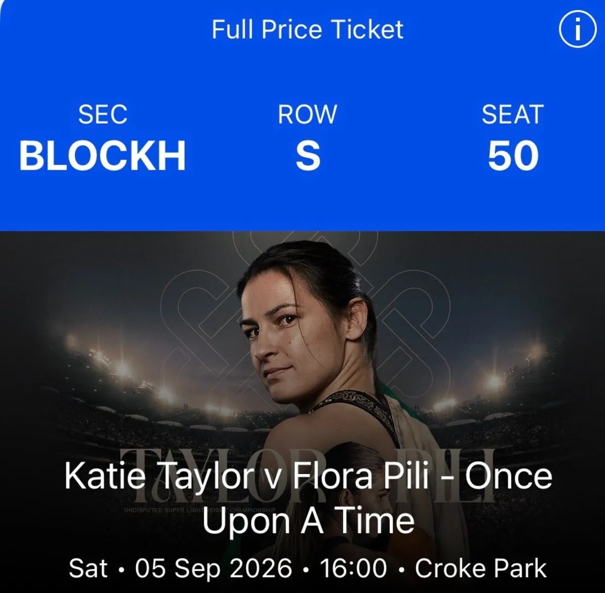 Katie Taylor Tickets - Image 2