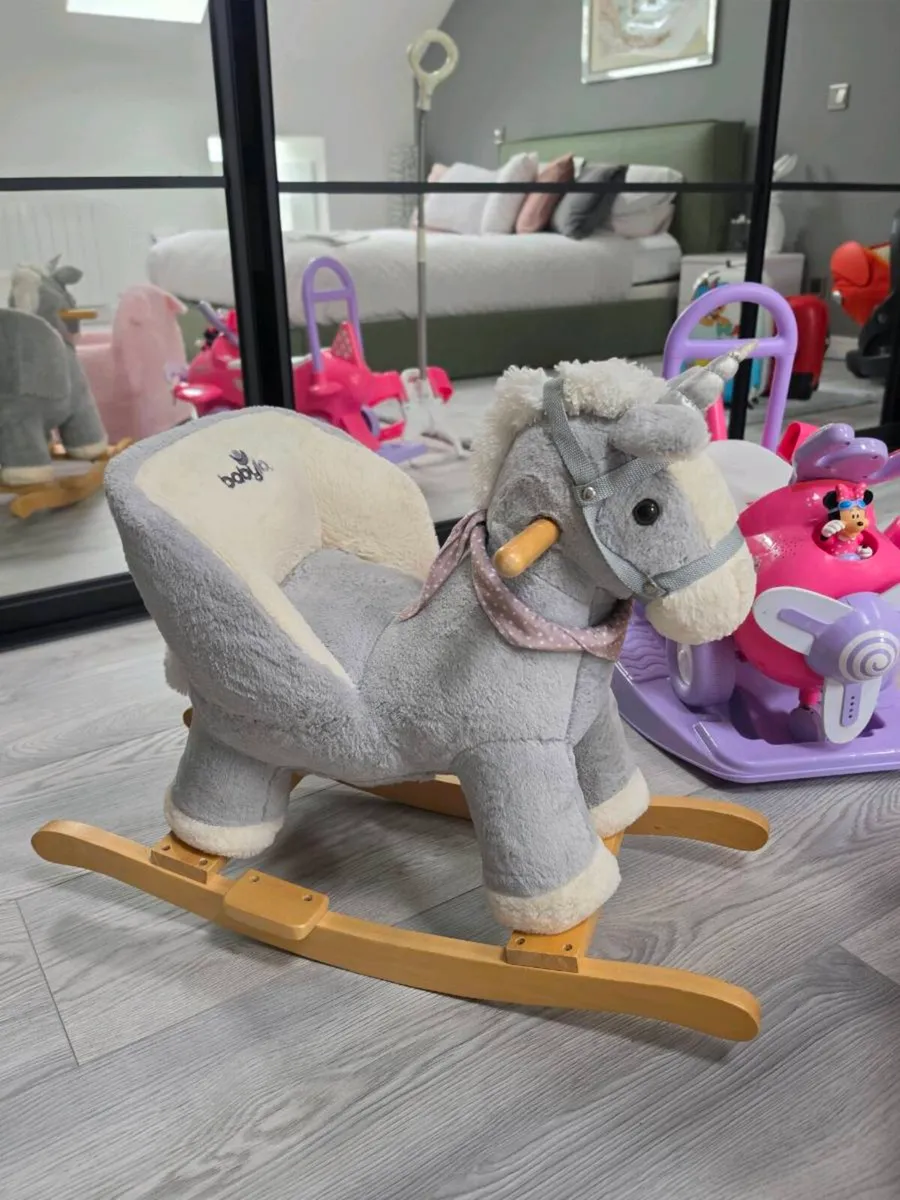 Baby toys ride on chair horse set - Image 3