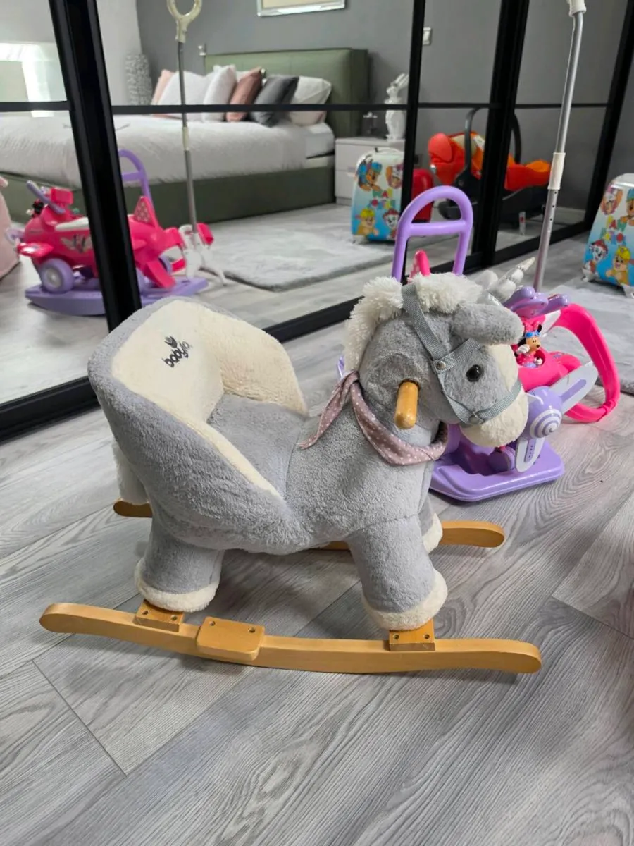 Baby toys ride on chair horse set - Image 4