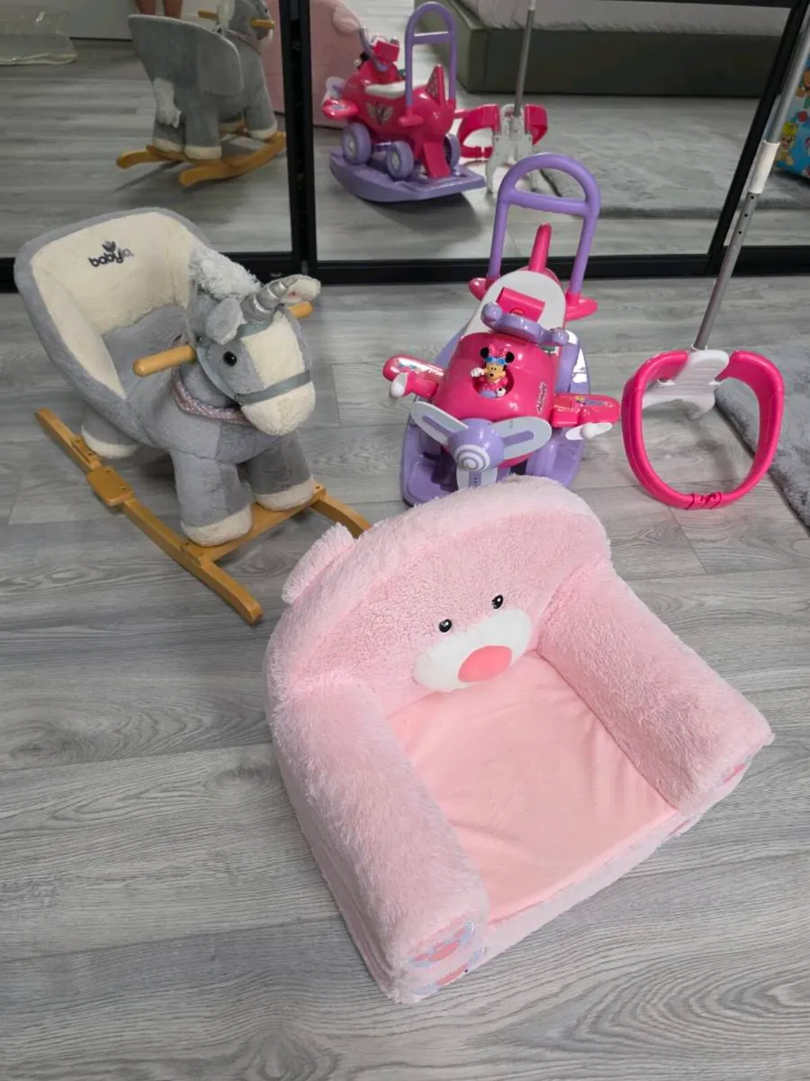 Baby toys ride on chair horse set - Image 1