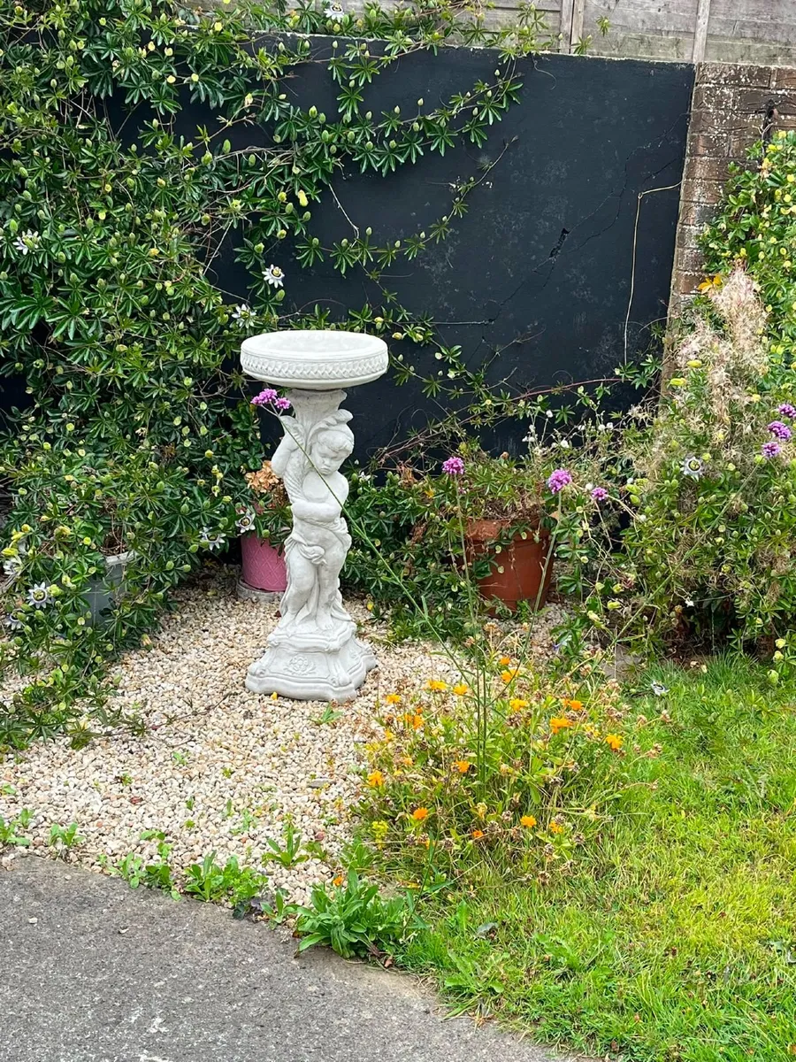 Angel Stone Bird Bath - Brand New - Only 85 - Image 3