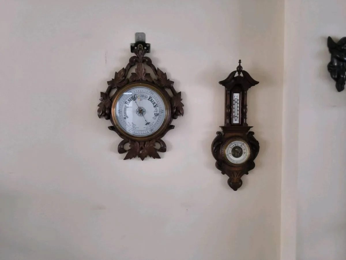 VINTAGE  BAROMETERS.