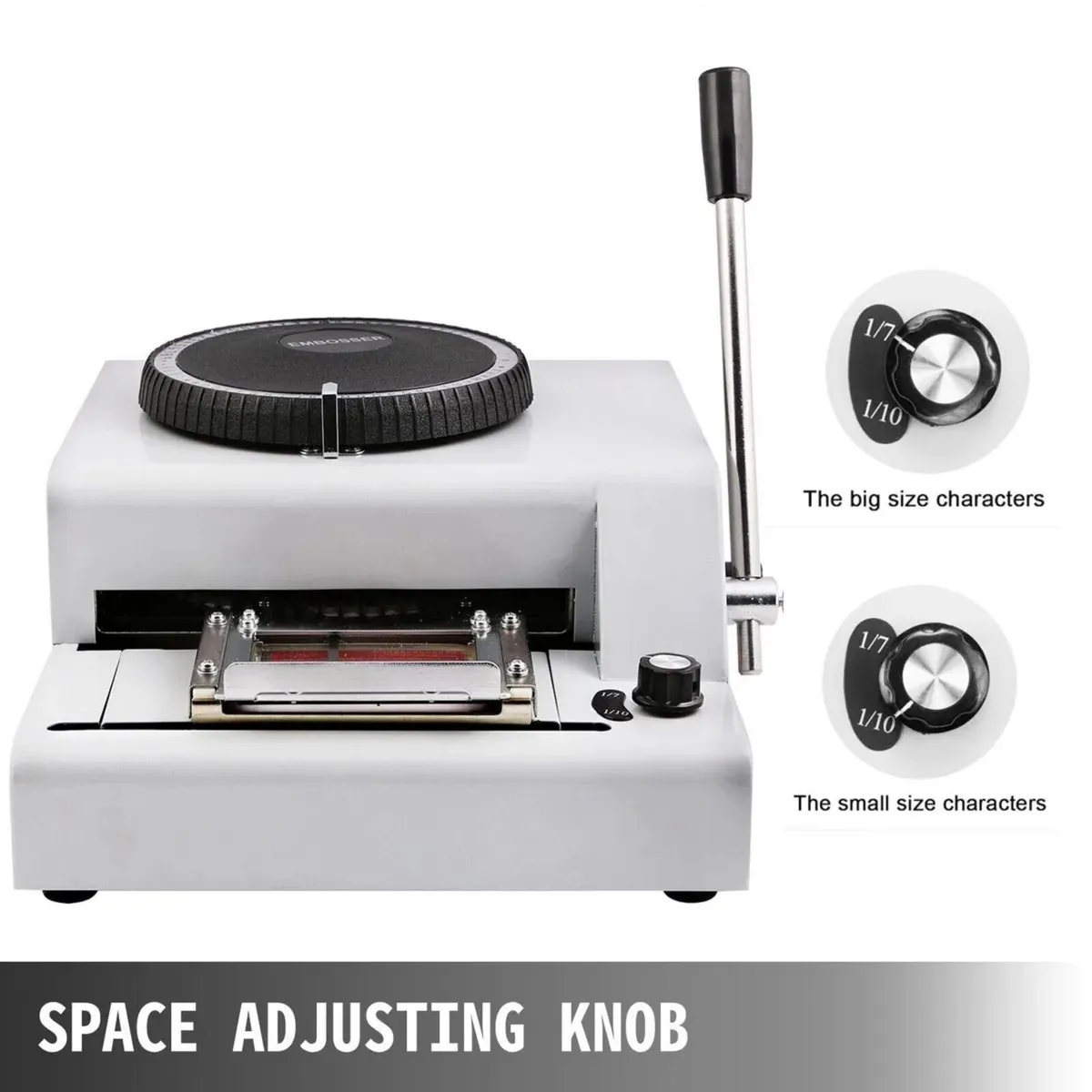 Manual 72 Character Card Embossing Machine - Image 1