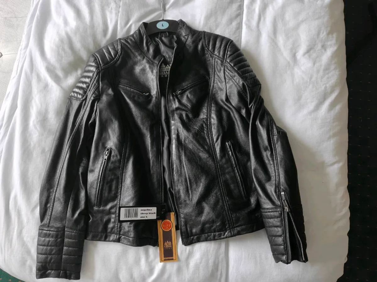 Premium Lamb Leather Biker Jacket Urban 5884 - Image 1