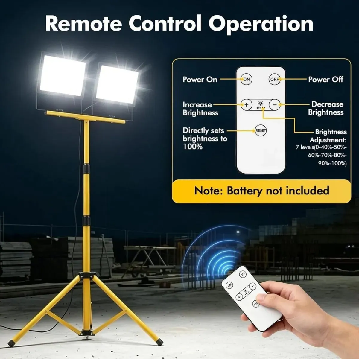 LED Work Light 300W Flood Spotlight - Image 4