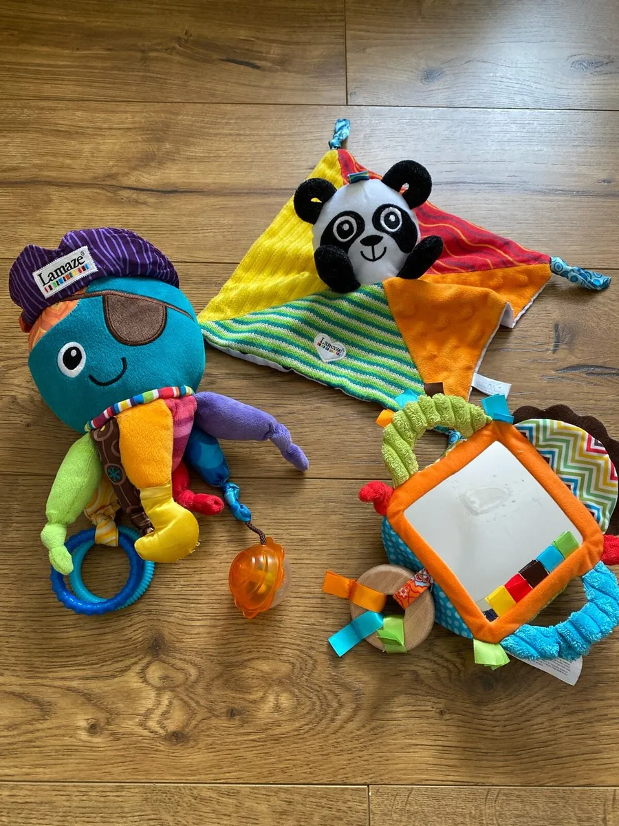 Baby and Toddlers Rattle Chime Sensory Toys  3 pc - Image 1