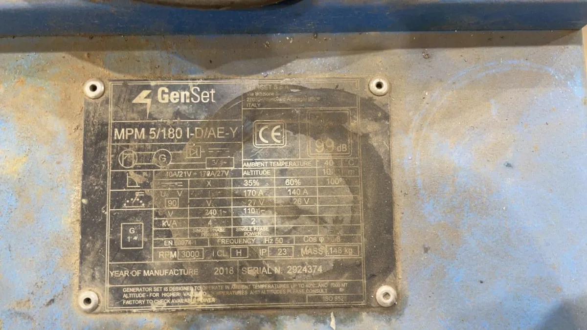 Gen set Welder - Image 3