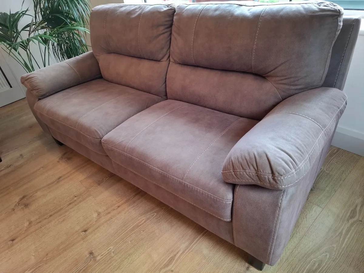Couch...pale brown - Image 2