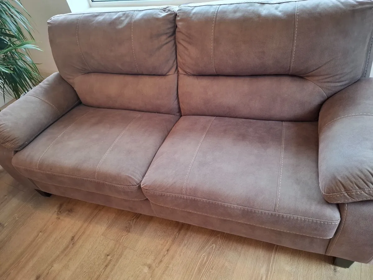 Couch...pale brown - Image 4