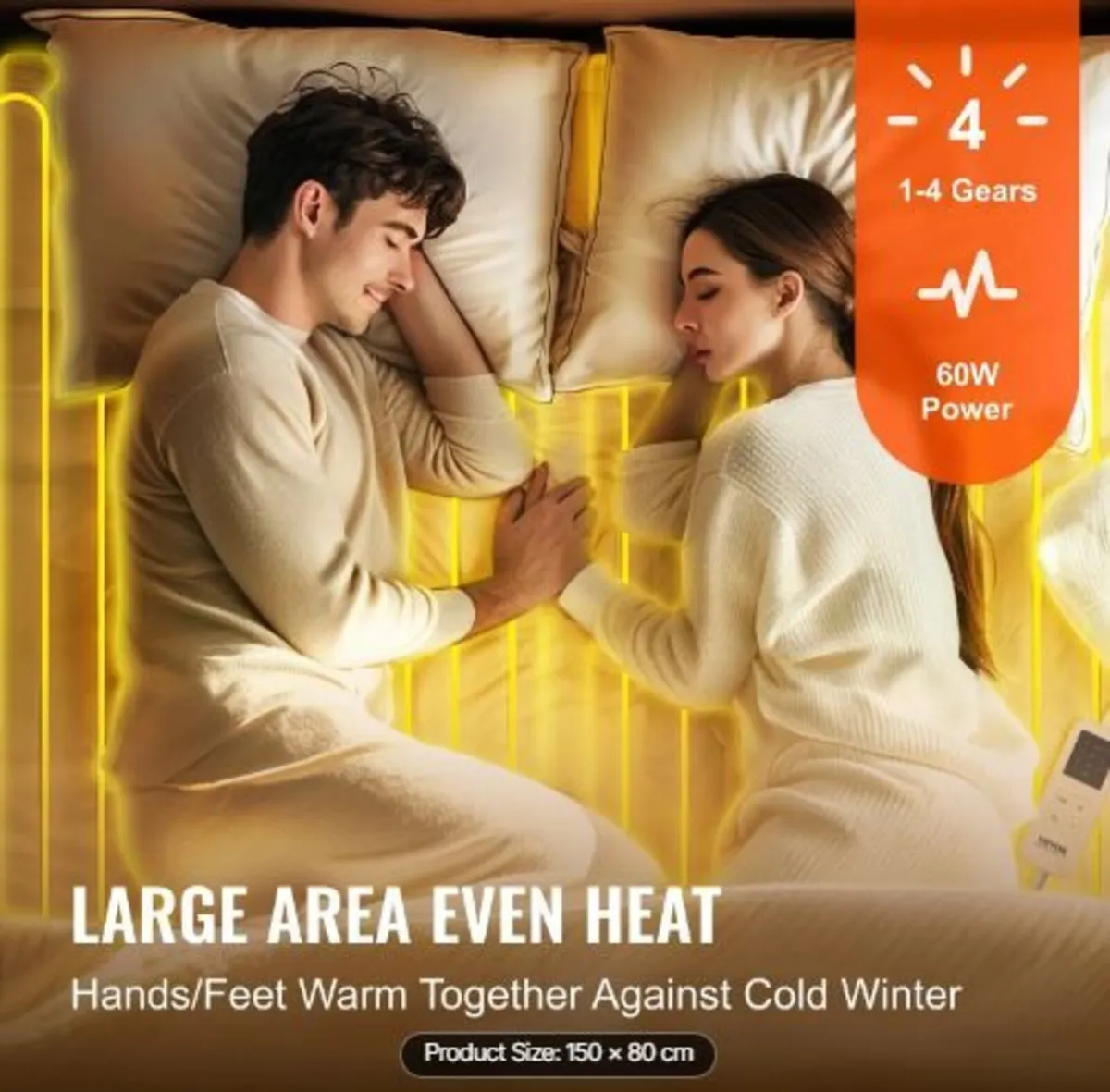 Heated Mattress Pad, 150 x 80 cm - Image 4