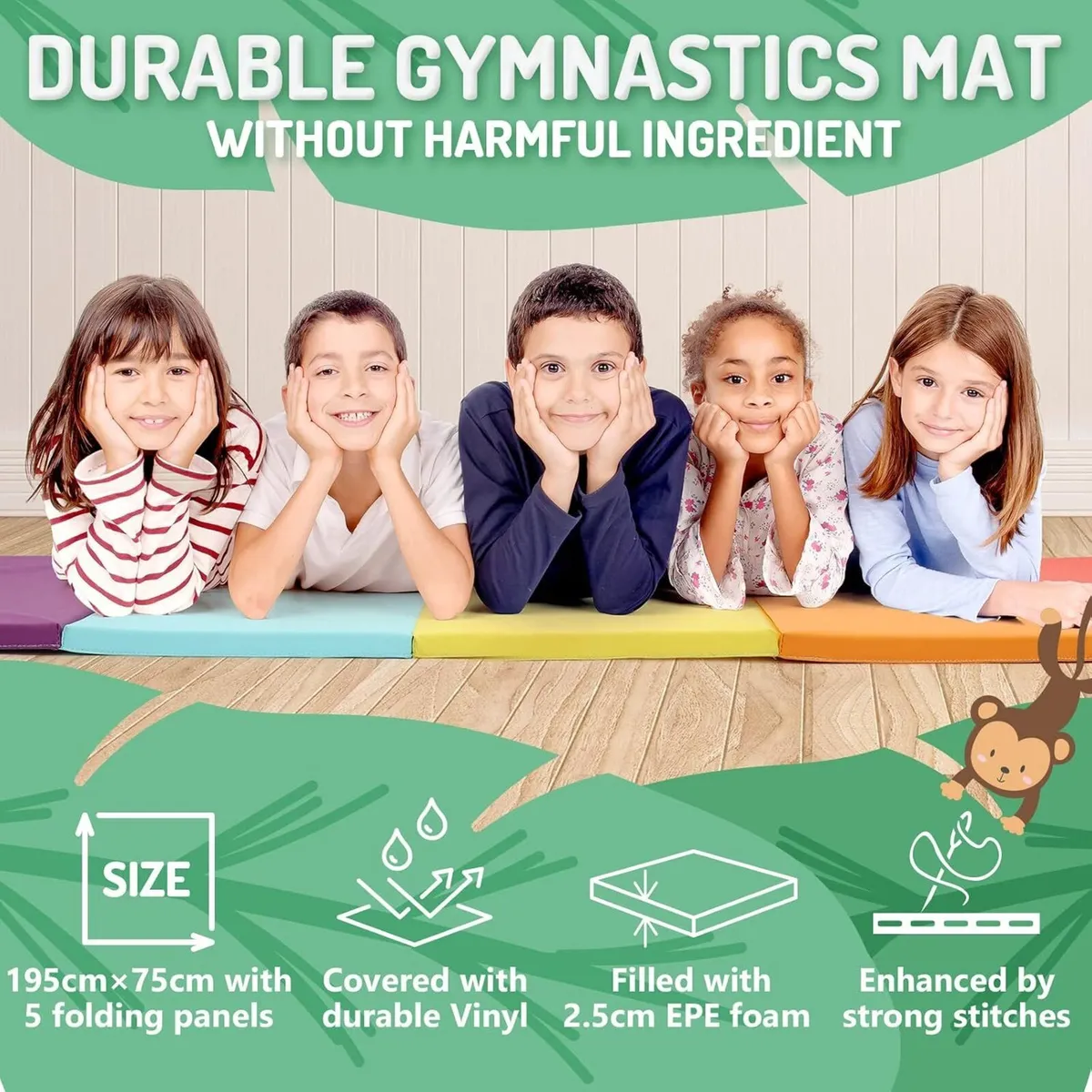Indoor Gymnastics Training Exercise Mat - Image 2