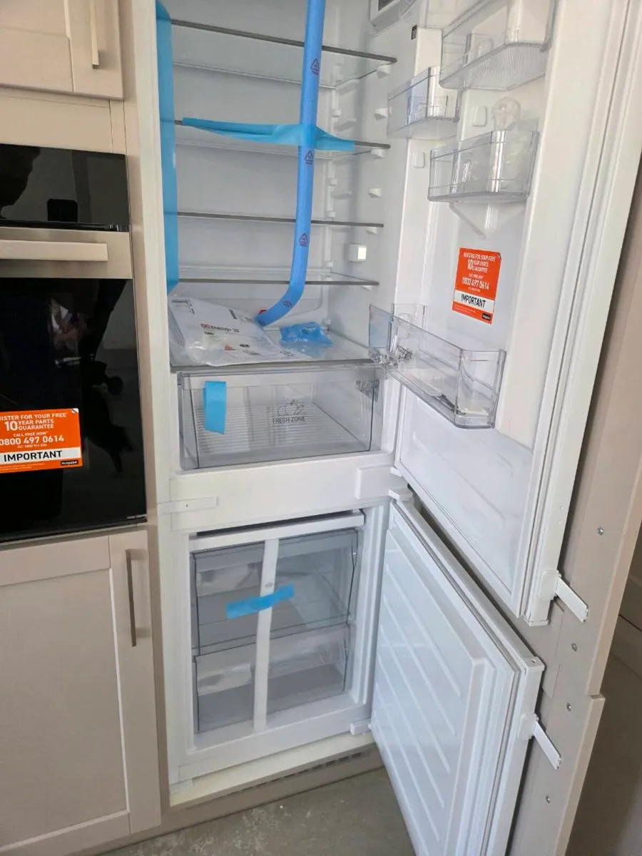 BRAND NEW Hotpoint Integrated Fridge Freezer - Image 1
