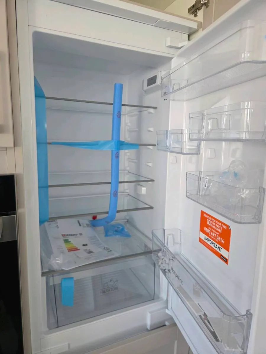 BRAND NEW Hotpoint Integrated Fridge Freezer - Image 2