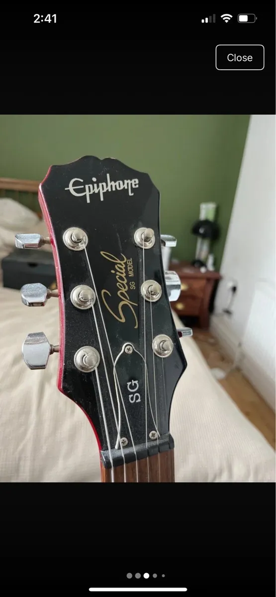 Epiphone sg with amp - Image 3