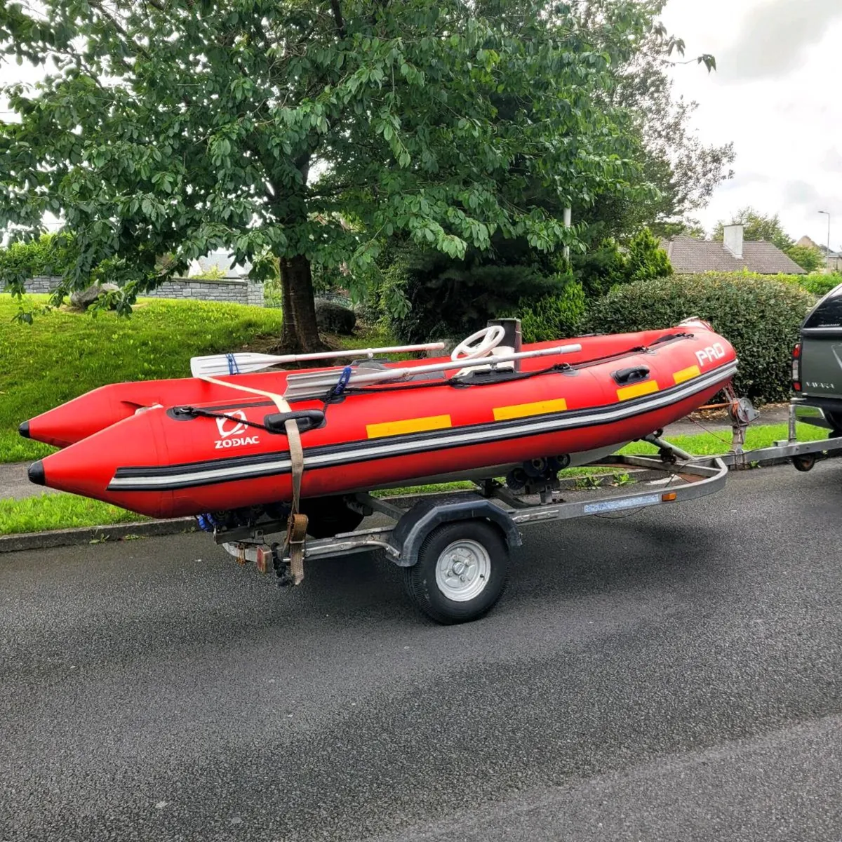 Zodiac pro 4.20 rib roller coaster trailer - Image 1