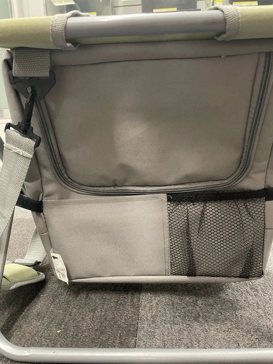 Foldable Stool With Cooler Bag And Drink Holder - Image 2