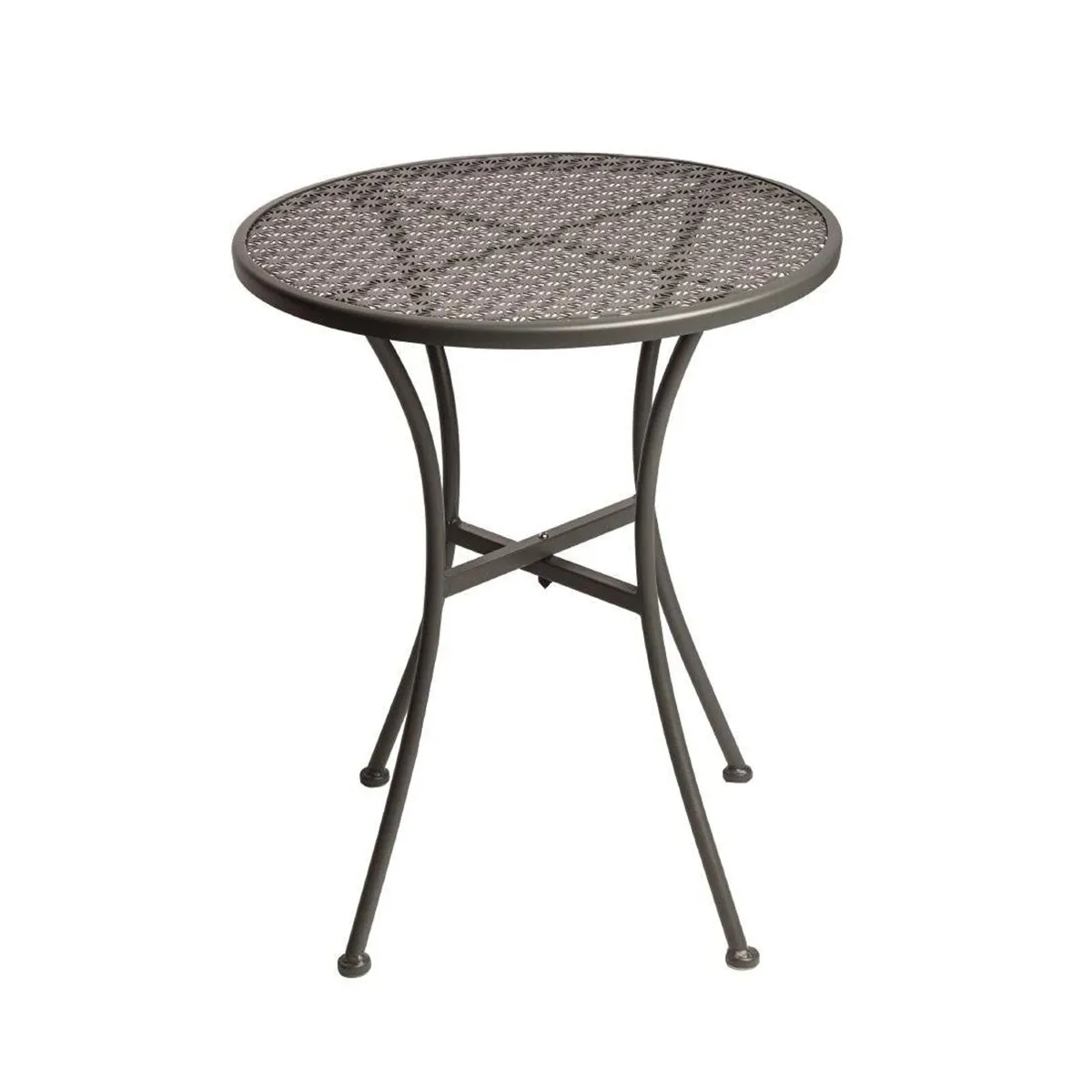 Weather Resistant Steel Round Bistro Table 600MM - Image 1