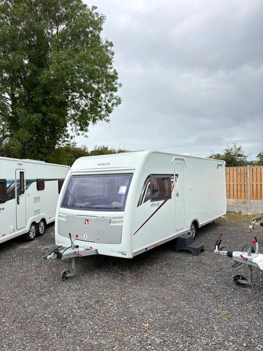 2019 Lunar Venus 4 Berth Fixed Island Bed Caravan - Image 1