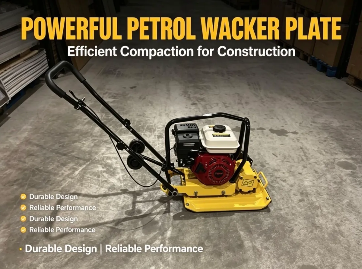 BRAND NEW PETROL WACKER PLATE - Image 1