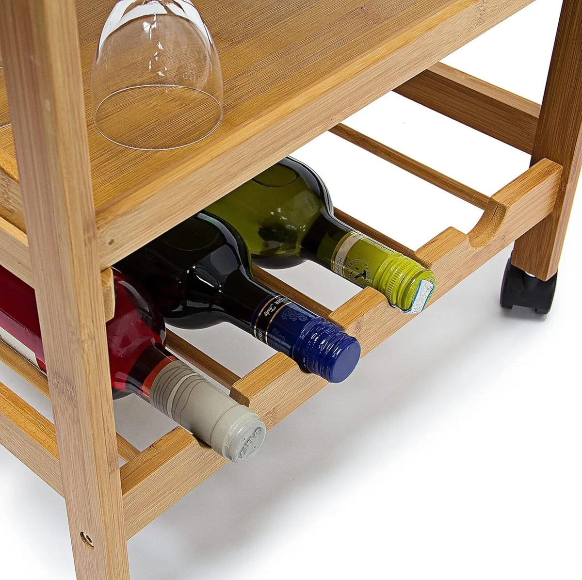 Kitchen Cart Size: Large Bamboo - Image 3